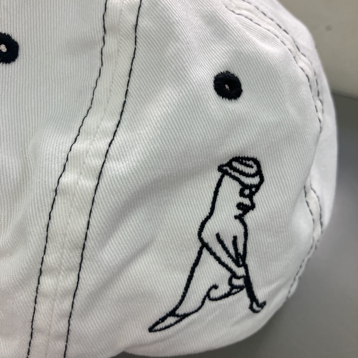 【PING キャップ ホワイト②】ゴルフキャップ スポーツ用品 ファッション【A9-2②】0206_画像2