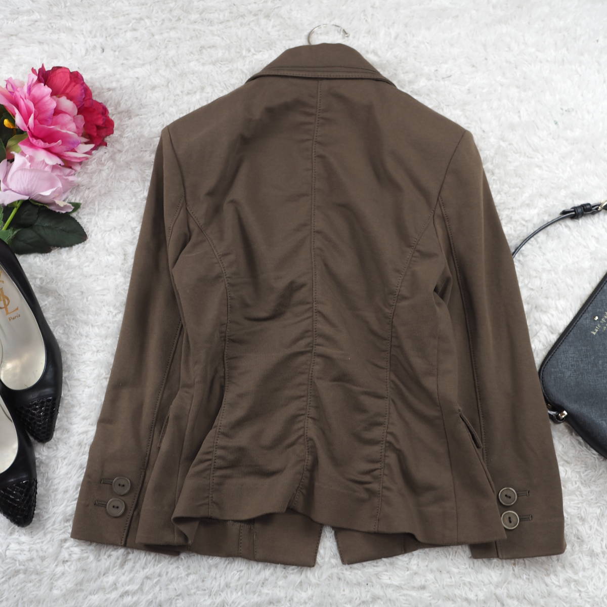 G4252*FRAGILE Fragile * cotton * tailored jacket * tea Brown *38