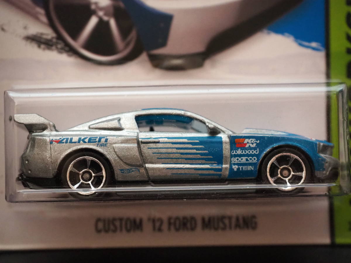 ホットウィール 12 CUSTOM FORD MUSTANG FALKEN ZAMAC フォード マスタング ミニカー ザマック MUSCLE CAR ファルケン × HOT WHeeLs 　_画像2