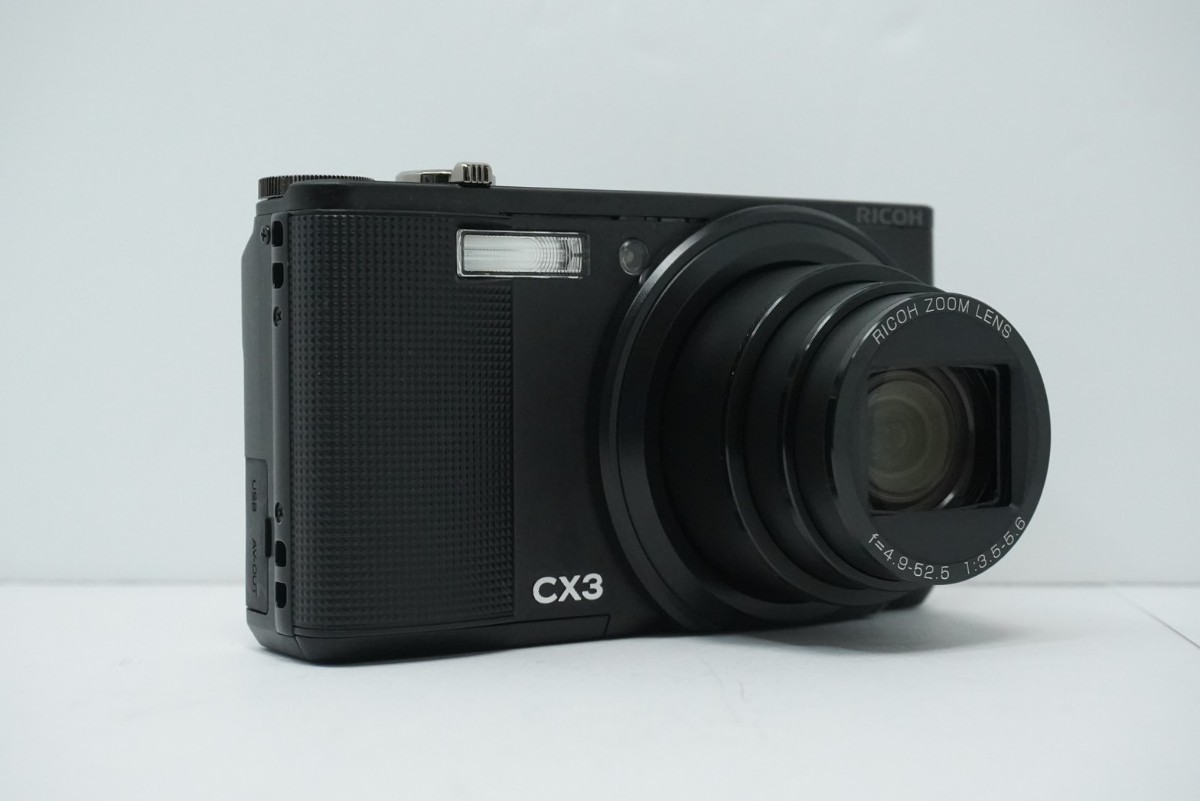 RICOH リコー CX3 ブラック 充電器付 コンデジ コンパクトデジタルカメラ db-100 純正チャージャー BJ-10 付き 簡易動作確認済み_画像2
