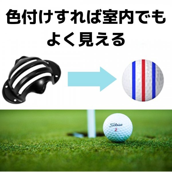 ゴルフ マーカー カップ パター パッティング テンプレート ボールライナー 51_画像5