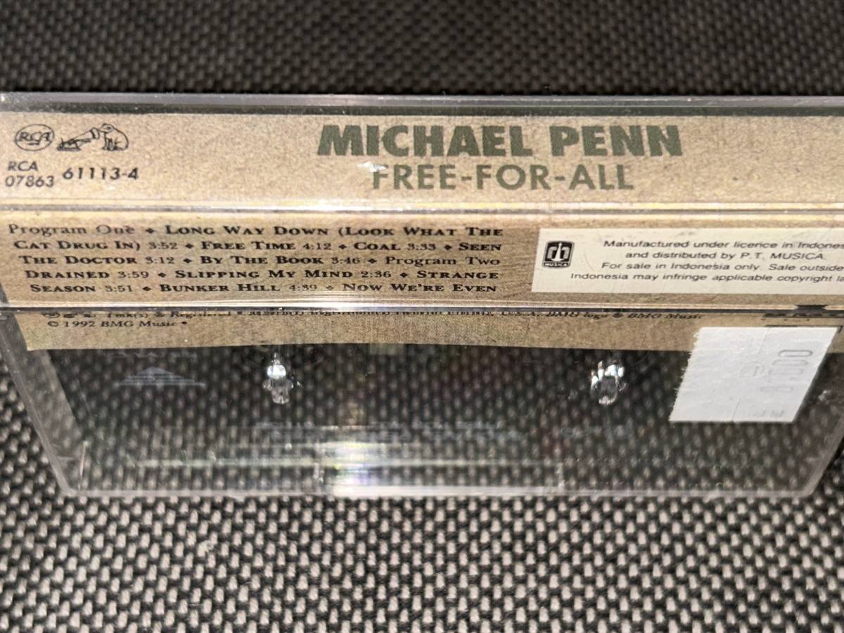 Michael Penn / Free For All 輸入カセットテープ未開封_画像3