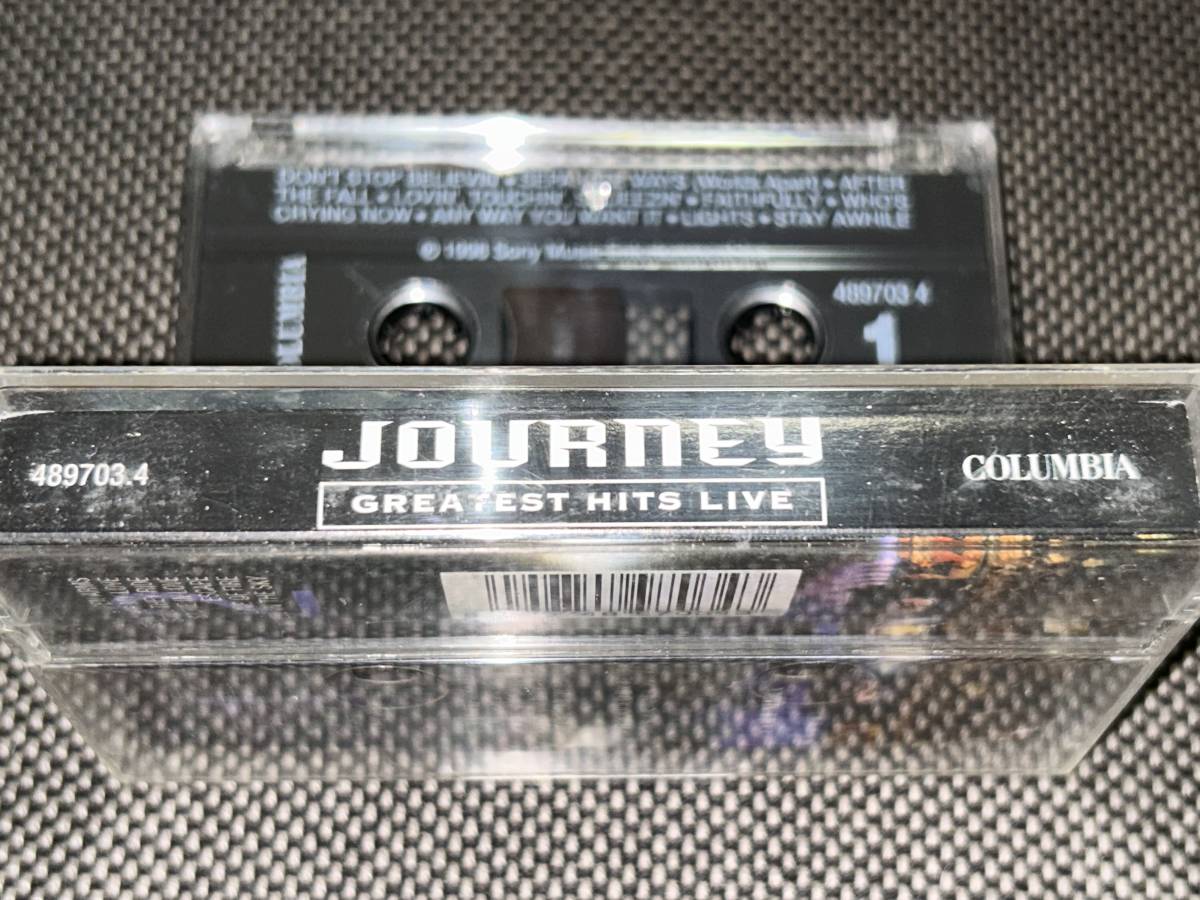 Journey / Greatest Hits Live 輸入カセットテープ_画像3