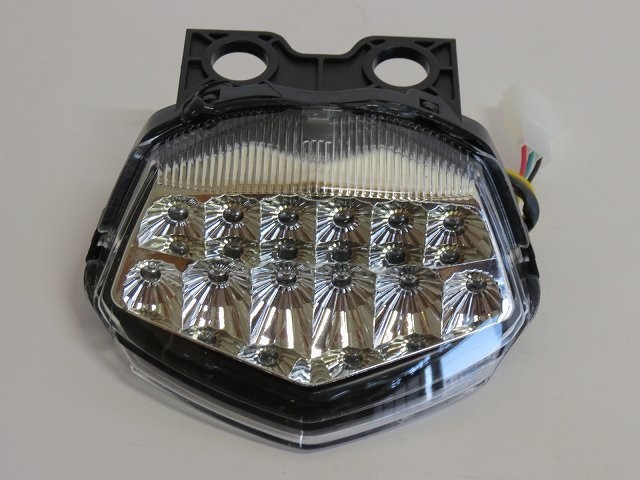 NINJA250R 08-12年 LEDテール ウインカー クリア 304【10000785】_画像1