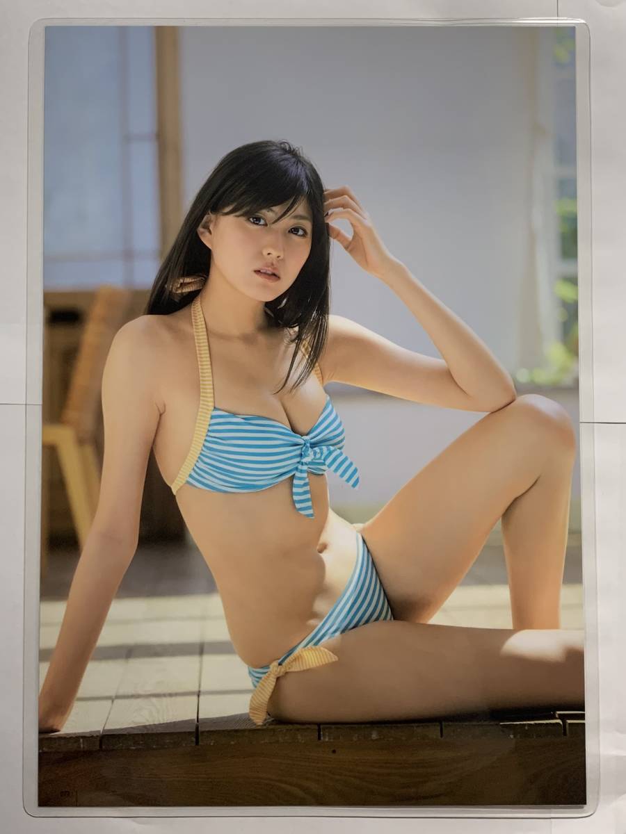 【厚手ラミネート加工】岩﨑名美　水着　A4雑誌切り抜き ６ページ　UTB 2013年６月号【グラビア】-D3_画像5