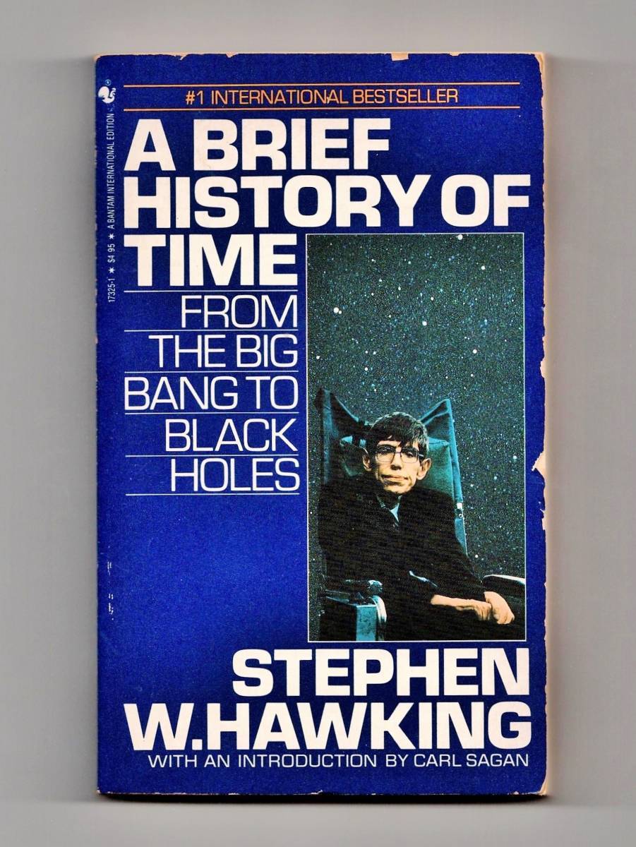 【古本・洋書】A brief history of time From the big bang to black hole ホーキング,宇宙を語る_画像1