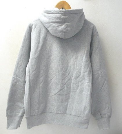 ◆国内正規 Supreme 19aw M 灰 GRAY Bandana Box Logo Hooded Sweatshirt シュプリーム 美 バンダナ ボックスロゴ フーディ パーカー_画像3