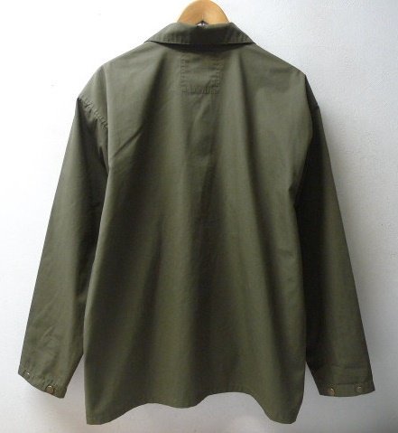 ◆ARMY TWILL アーミーツイル 23ss M 美品 COTTON/POLYESTER PLAIN LOGGER SHIRT JACKETミリタリー シャツ ジャケット カーキ サイズM_画像3