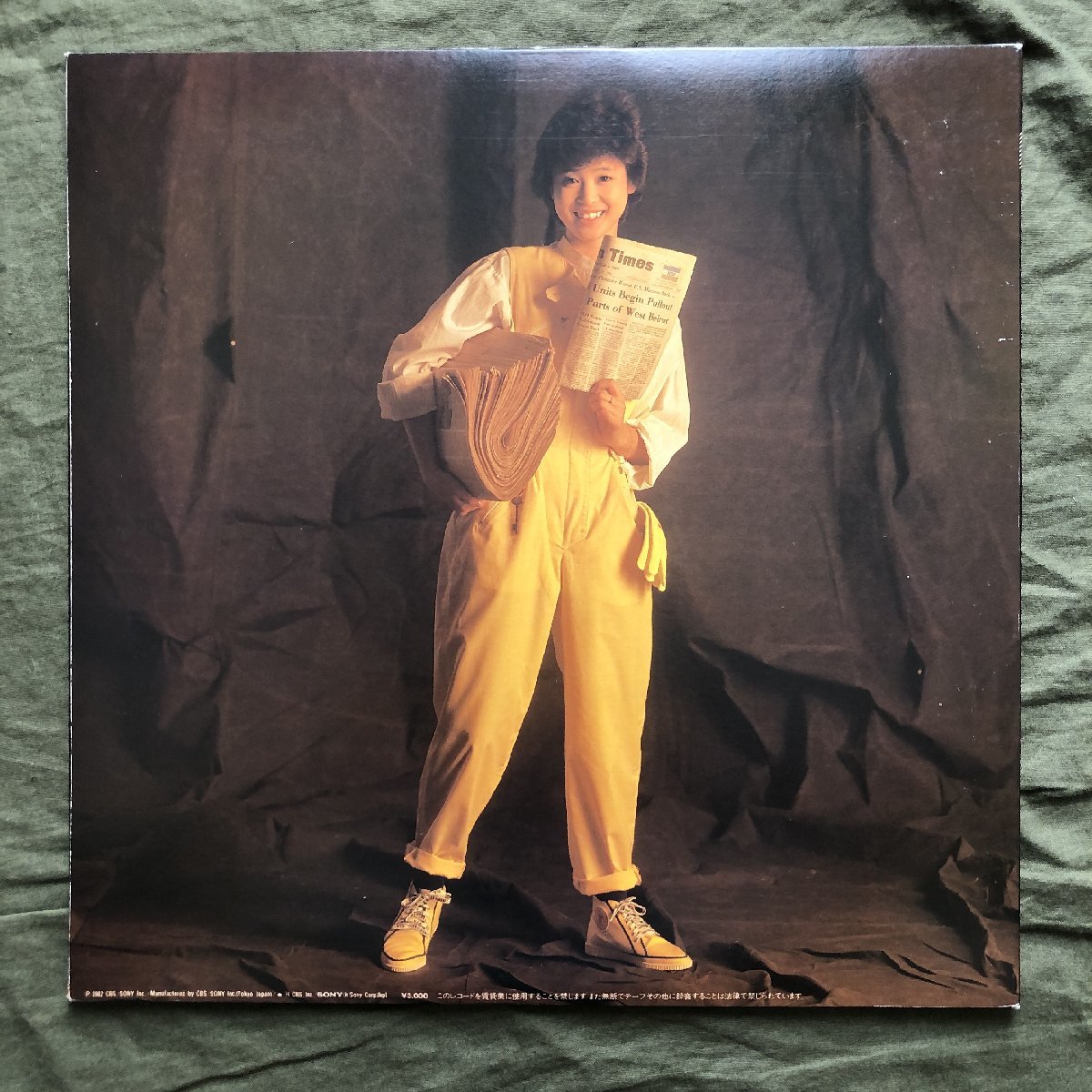 良盤 良ジャケ 高音質Master Sound 1982年 オリジナル盤 松田聖子 Seiko Matsuda LPレコード キャンディ Candy 帯付 細野晴臣 大瀧詠一_画像6