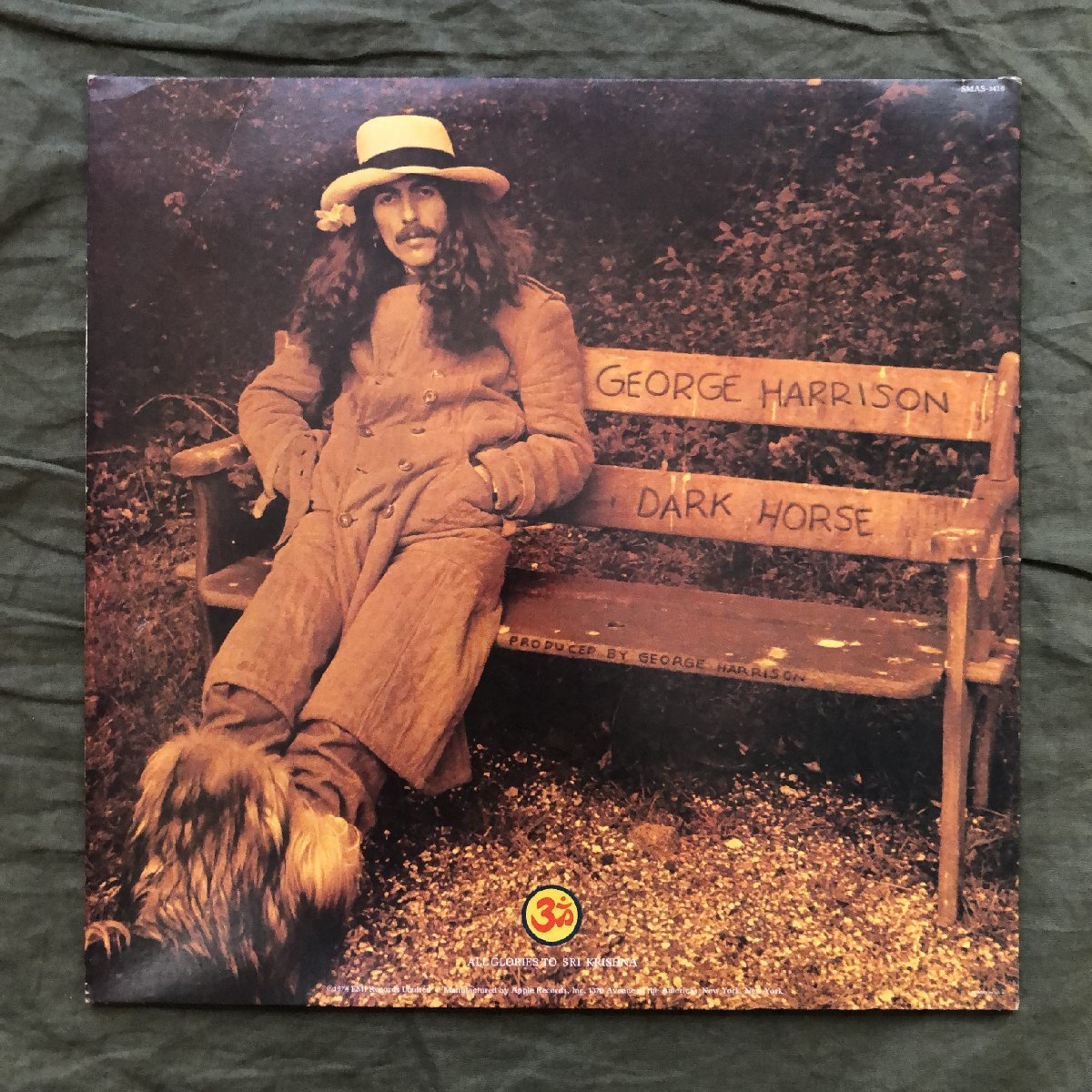 美盤 レア盤 1974年 米国盤 ジョージ・ハリスン George Harrison LPレコード ダーク・ホース Dark Horse: Ringo Starr, Ronnie Wood_画像2