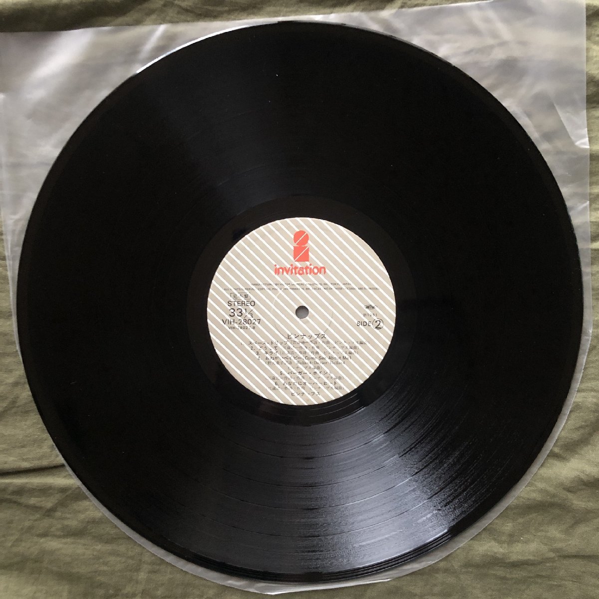 傷なし美盤 良ジャケ レア盤 プロモ盤 1980年 オリジナルリリース盤 ピンナップス Pinups LPレコード S/T 名盤 リタ 当時ものプロモ資料付_画像10