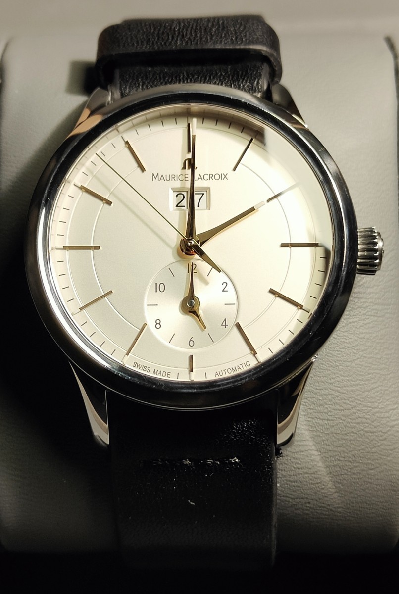 送料無料 定価40万 MAURICE LACROIX モーリス ラクロア 腕時計 自動巻き フレデリック クラシック コンスタント LONGINES Montblanc _画像4