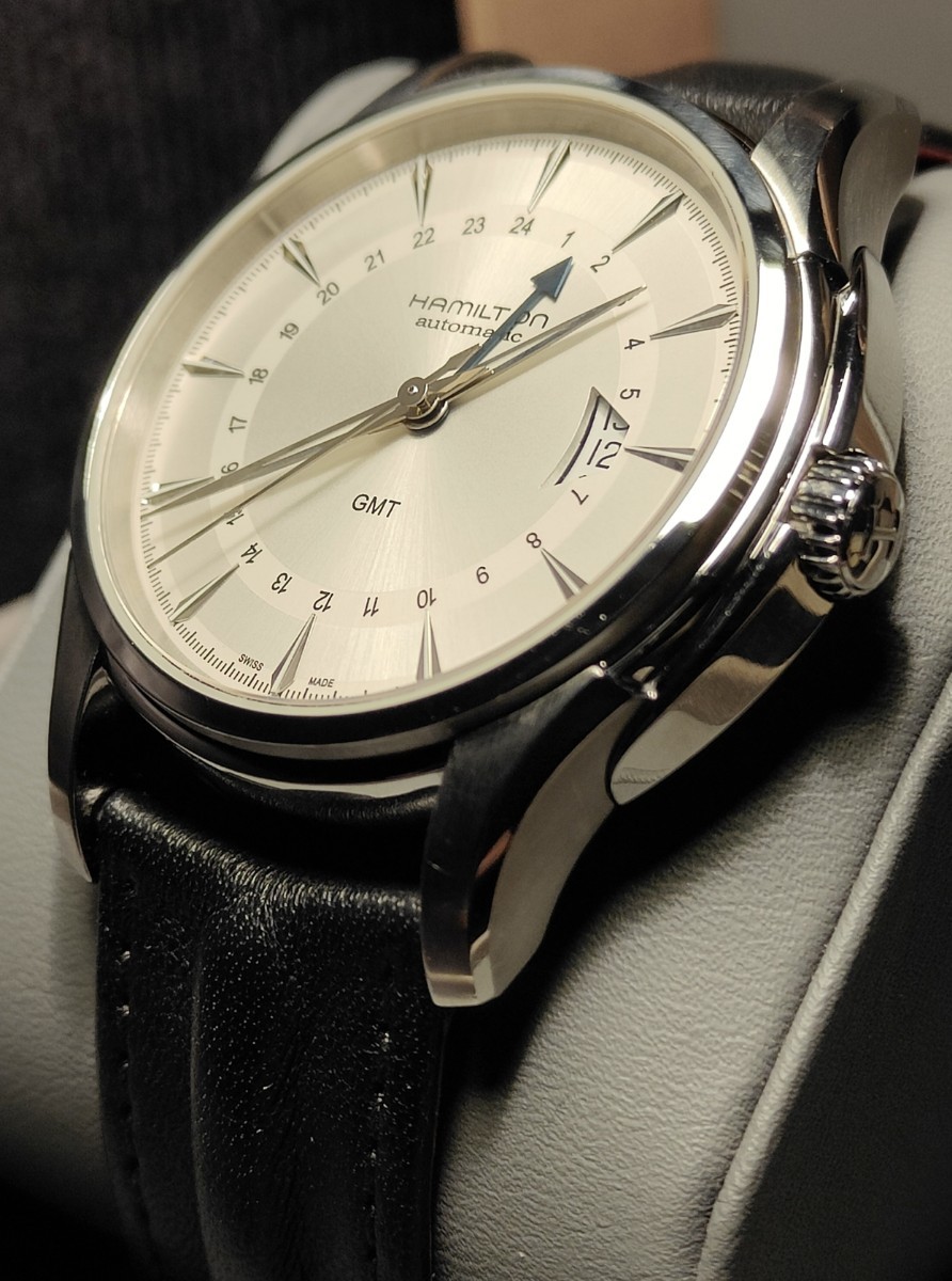 送料無料 ハミルトン Hamilton Jazz Master Traveller GMT ジャズマスター トラベラー 自動巻き 腕時計  オートマチック khaki カーキ