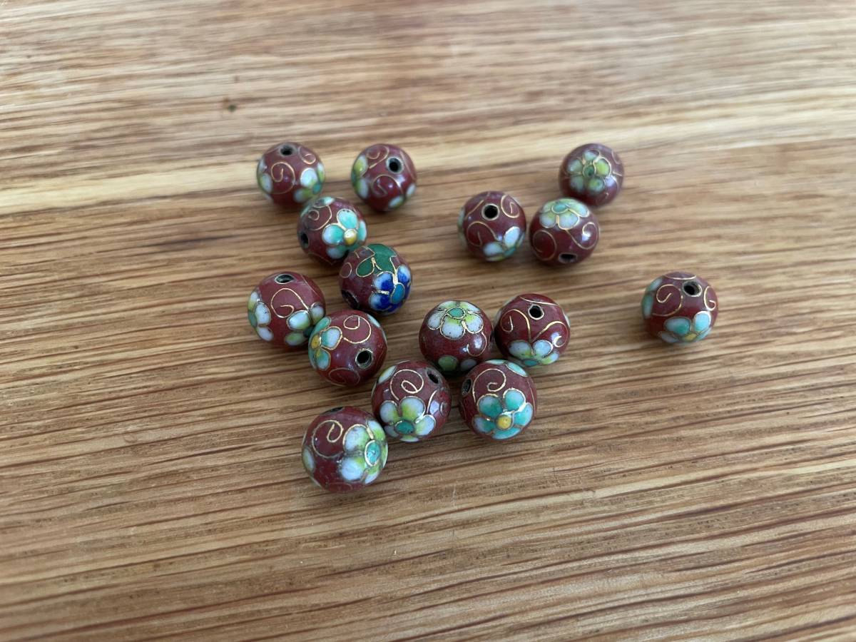  antique the 7 treasures beads red 5 piece set 