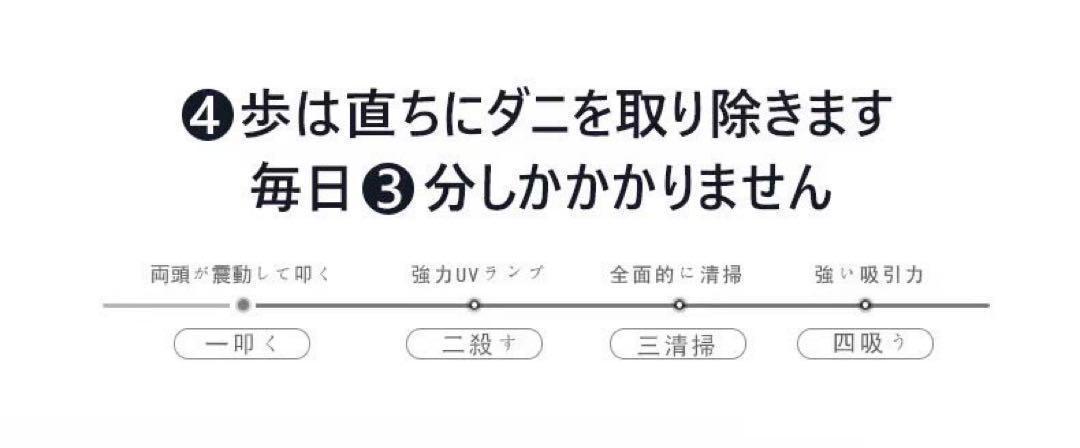 訳アリ☆ 布団クリーナー　ダニ取り　紙パック不要　掃除機　白黒　未使用 ホワイト