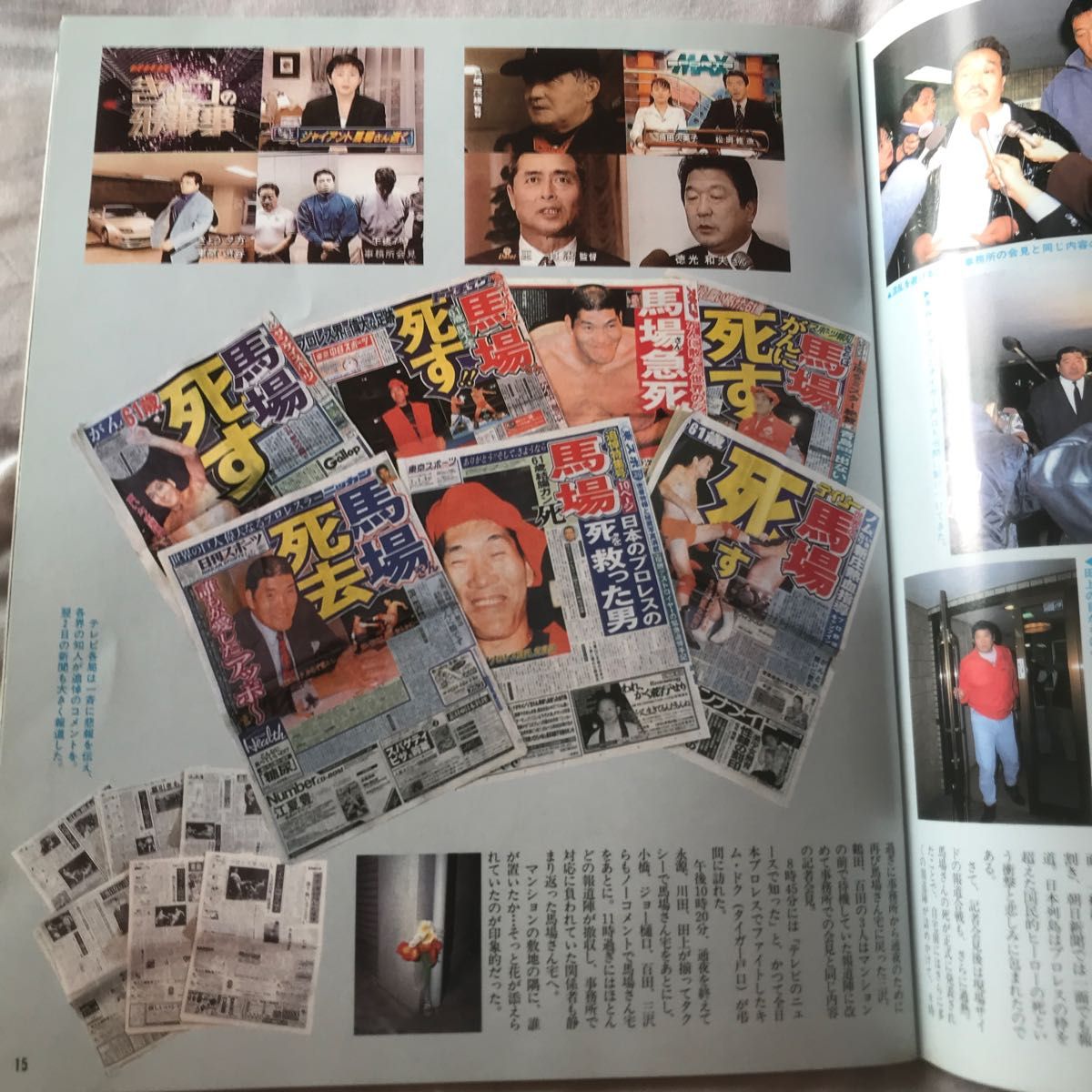 ジャイアント馬場　追悼号　さよなら王道１６文　別冊ゴング増刊号