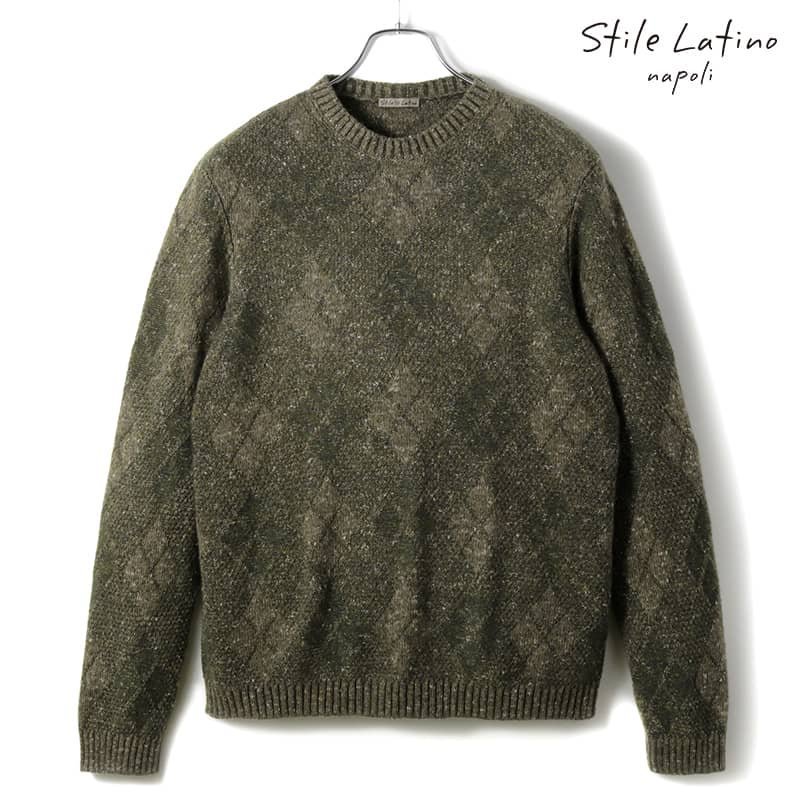 人気特価 ◇【Stile Latino(スティレラティーノ)/秋冬/アーガイル柄