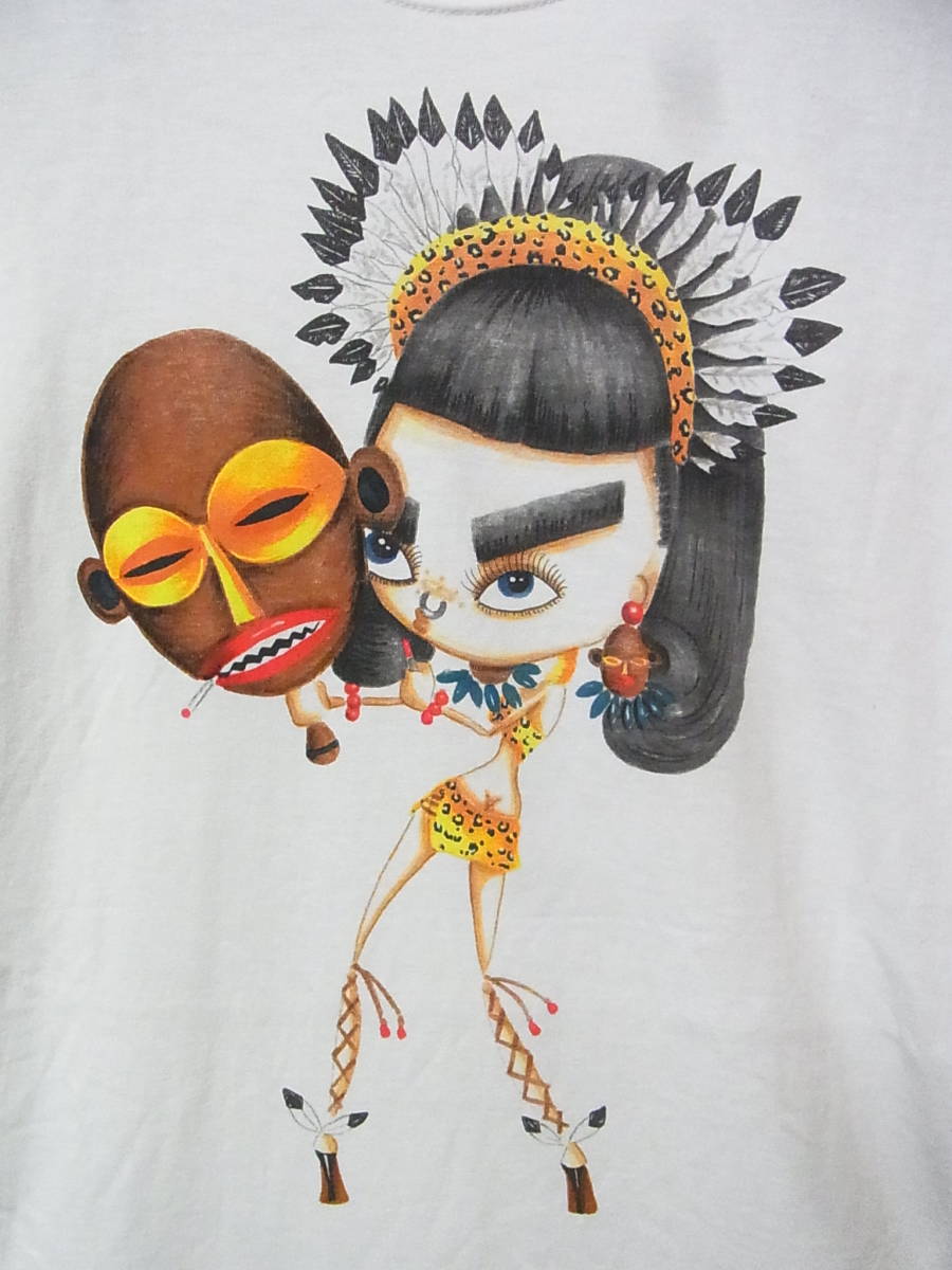 綺麗 正規品 DSQUARED2 ディースクエアード メンズ プリント Tシャツ 半袖 Mサイズ 6_画像5