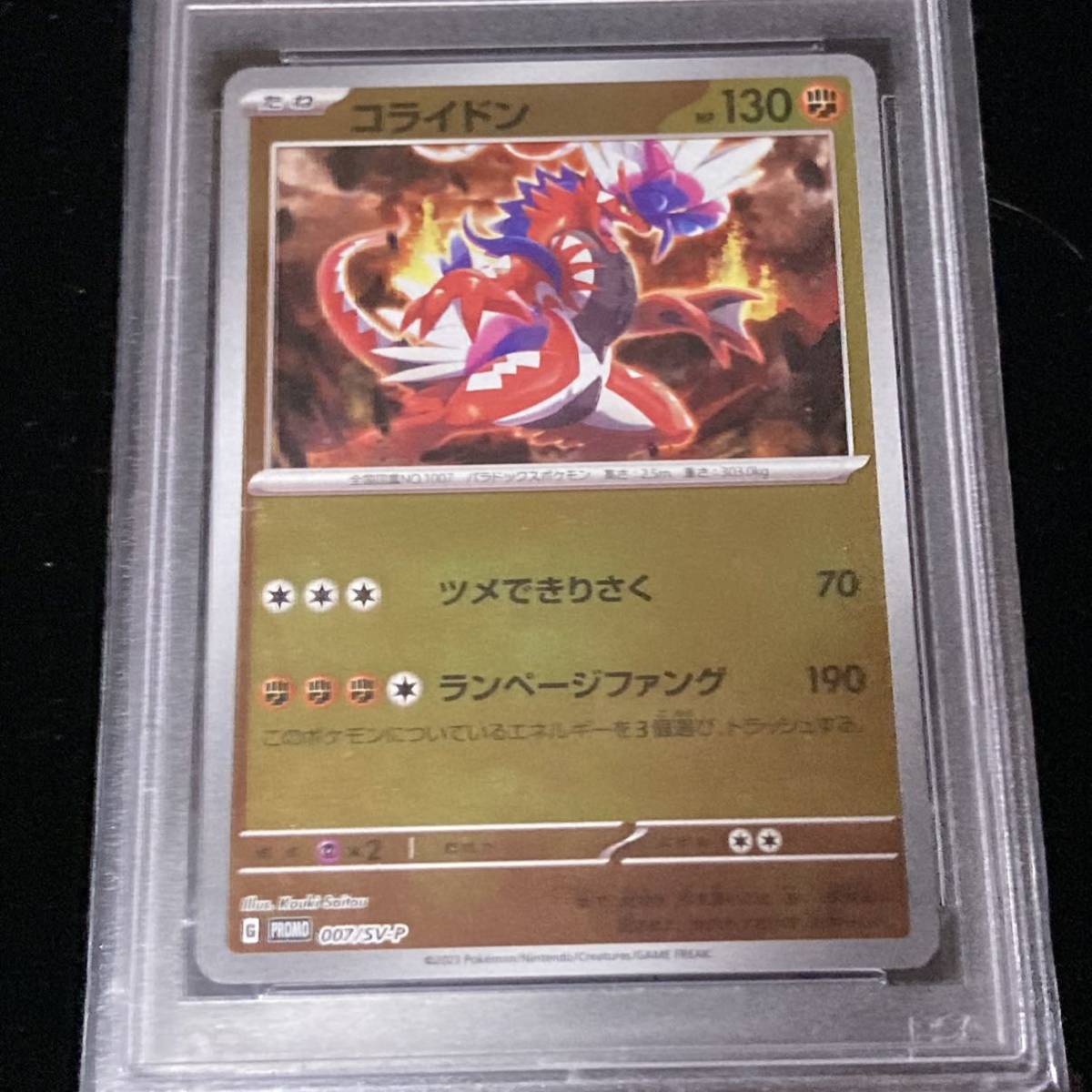 PSA 10 ポケモンカード プロモーションカード PROMO コライドン 鑑定品 007 KORAIDON PROMO CARD PACK