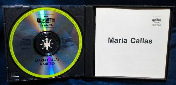 マリア・カラス★Rarities～インタビュー,ダラス・リサイタル,デュエット【3CD】_画像3