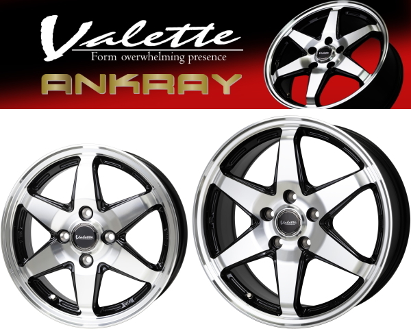 [業販限定販売] [冬用] 4本 HOT Valette ANKRAY B/P 17インチ 7J+40 ヨコハマ iG60 215/60R17 アルファード(20/30)_画像1