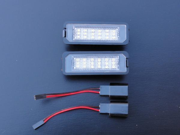 激白光! 交換式! フォルクスワーゲン LED ナンバー灯 ライセンスランプ アップ UP 120型 2011ｙ～_画像1