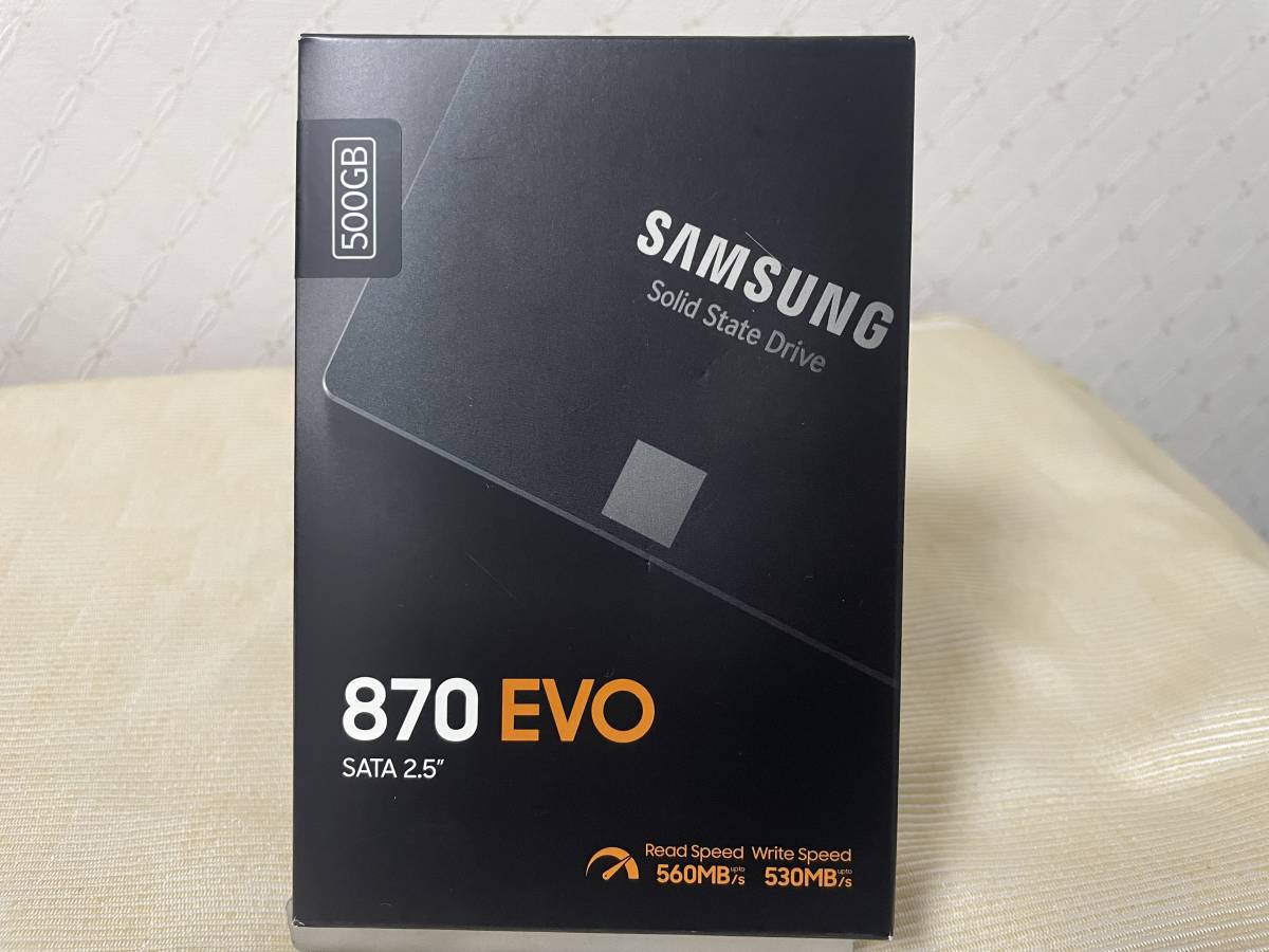 ★新品未使用★SAMSUNG SSD 870 EVO 500GB 2.5インチSSD SATA3 MZ-77E500B/IT_画像1