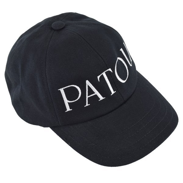 新品【XS/S】PATOU パトゥ レタリング LOGO CAP/ロゴ キャップ /ブラック/AC0400132 999B
