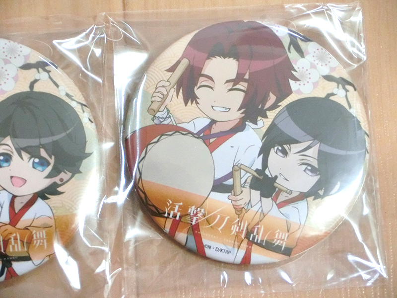 * repeated price decline *.. Touken Ranbu Tokushima city ..... tax return . goods .. under ..SD illustration can badge 3 piece set . wave ....... respondent ... gold Izumi ...