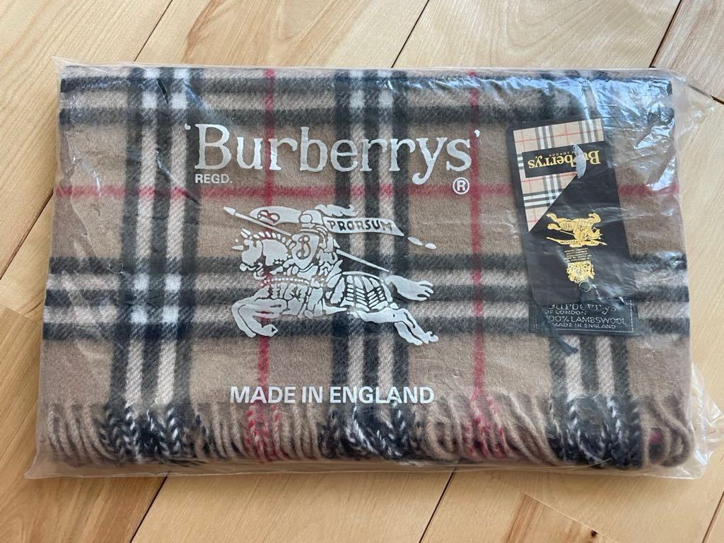 消費税無し 未使用 バーバリー Burberrys マフラー ストール