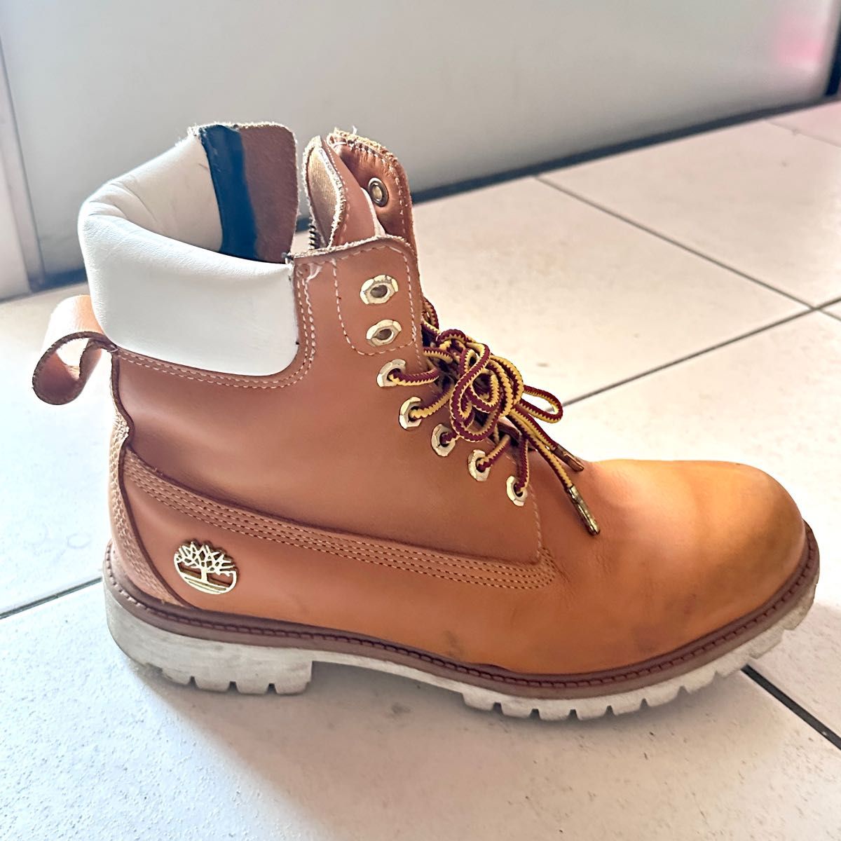 STUSSY × Timberland Leather Zip Boot 26 5cm ティンバーランド