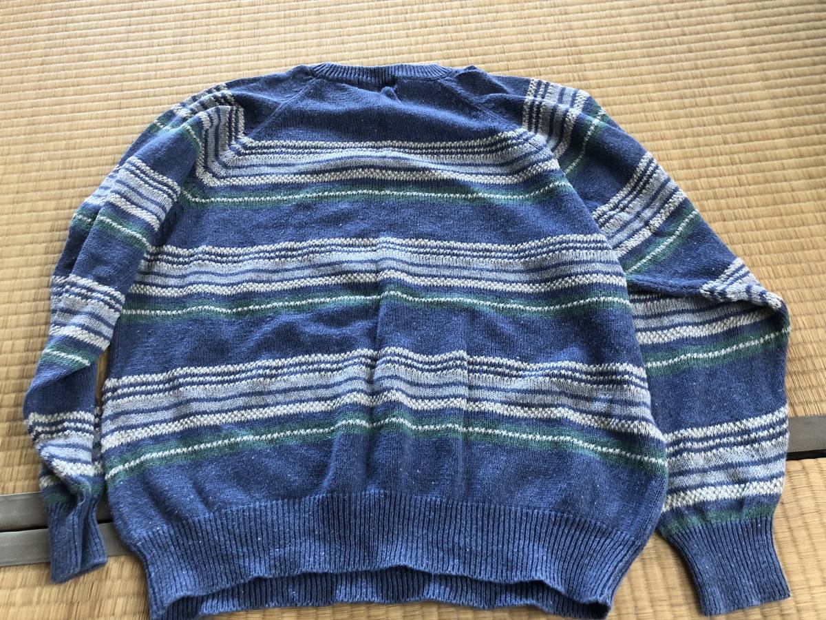 I'm ten 麻混のニットのセーター　サイズL