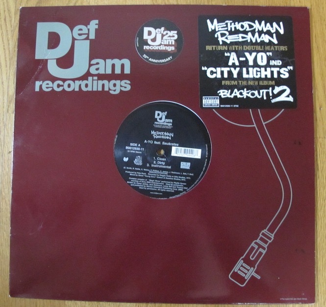 METHOD MAN & REDMAN - A-YO / CITY LIGHTS US盤12インチ (DEF JAM / 2009年) PETE ROCK / SAUKRATES / BUN B / WU TANG CLAN / DEF SQUAD_画像1