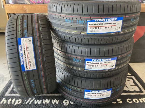 ◆新品! 即納! 前後4本Set 専用サイズ! 255/40R21 285/35R21 TOYOプロクセススポーツSUV メルセデス ベンツ GLC クーペ GLC43 AMG X253_画像1