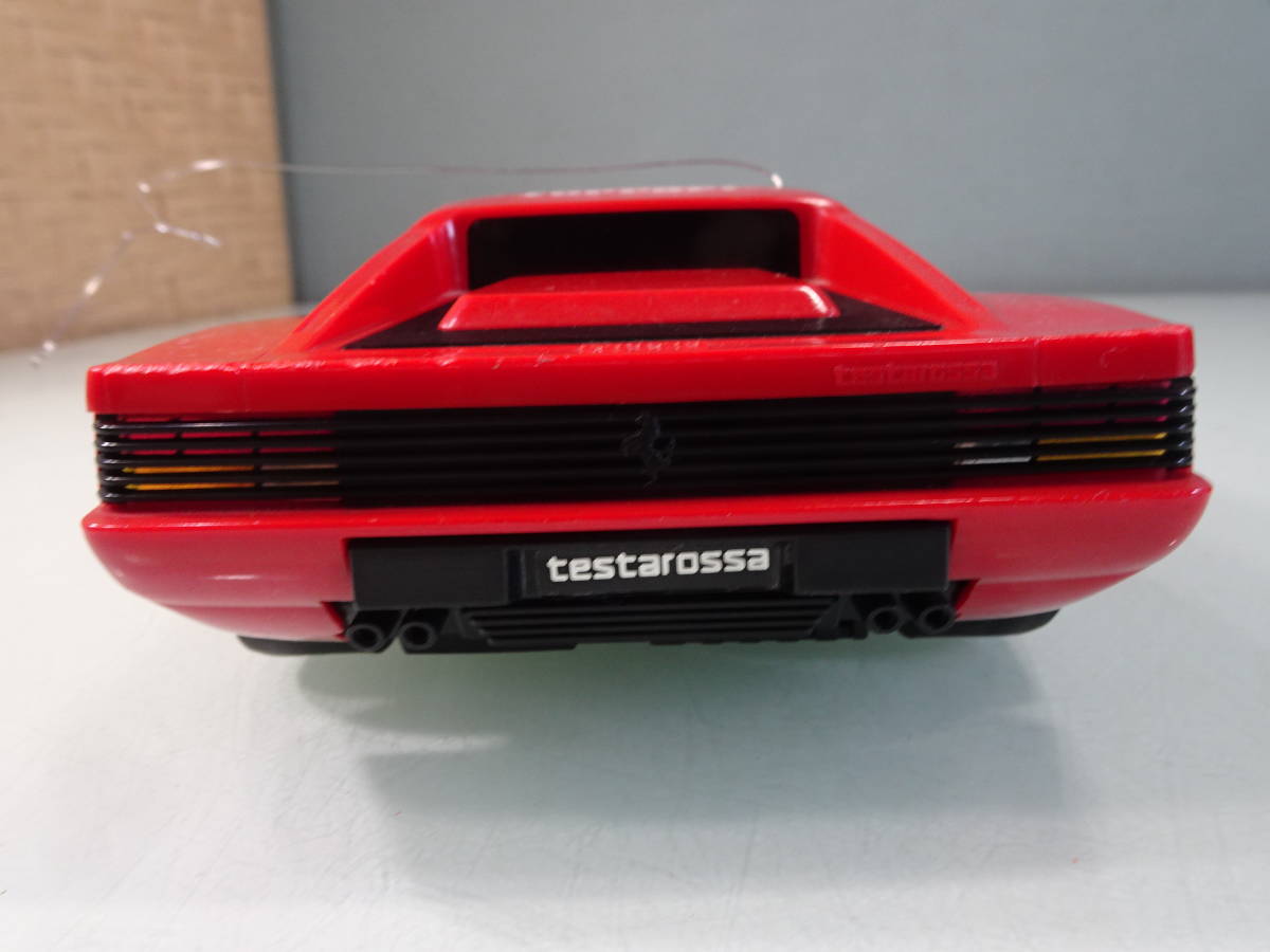 NIKKO/ニッコー　ｓ1/18　Ferrari/フェラーリ　TESTAROSSA/テスタロッサ　1986年日本製　ラジコン玩具　破損あり　不動現状品　中古_画像8