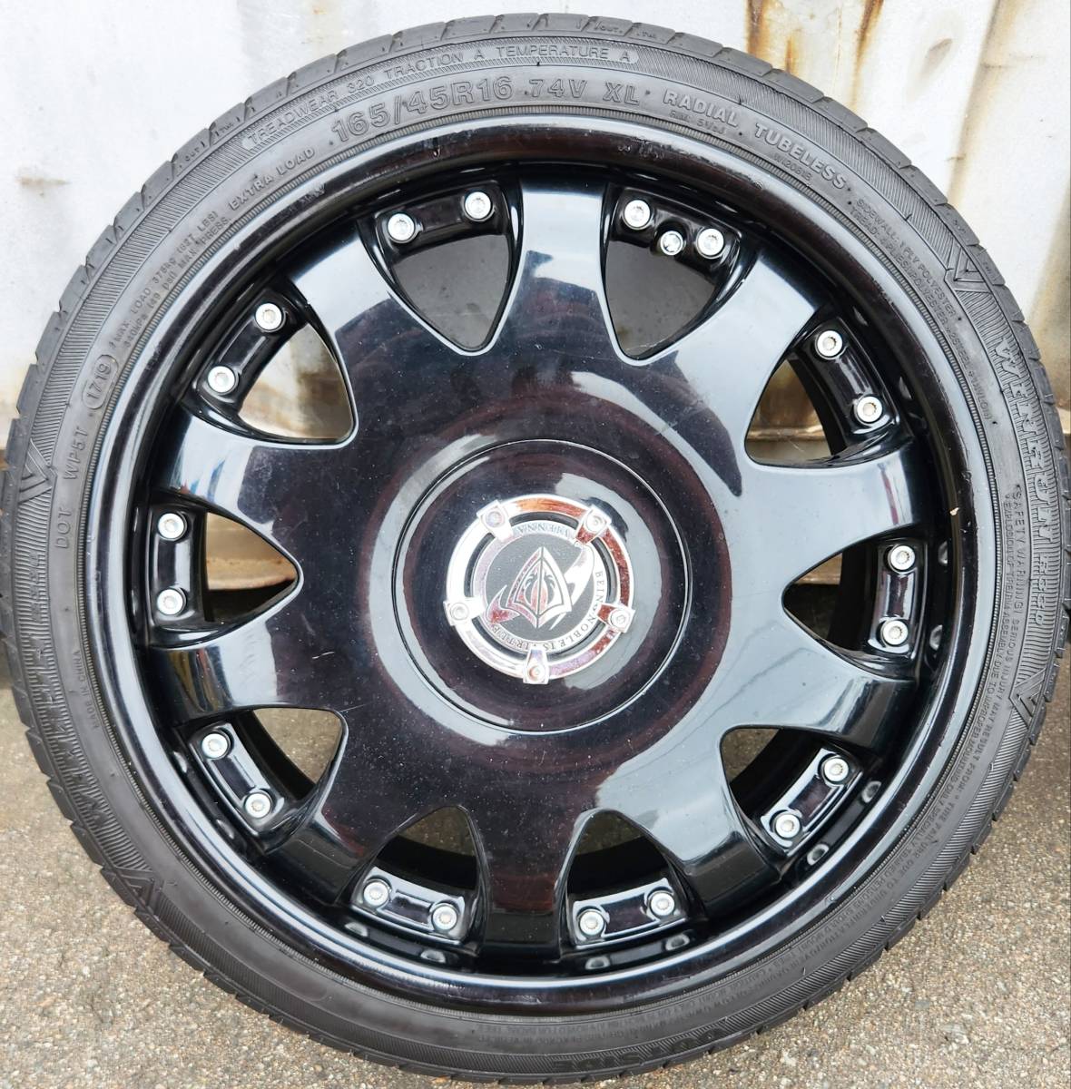 ♪23-0036♪中古☆タナベ/tanabe☆SPEEDSTAR/スピードスター☆ヴィエナクレイド☆16×6J+38/45 100 4H☆165/45R16☆サマータイヤセット♪_画像3