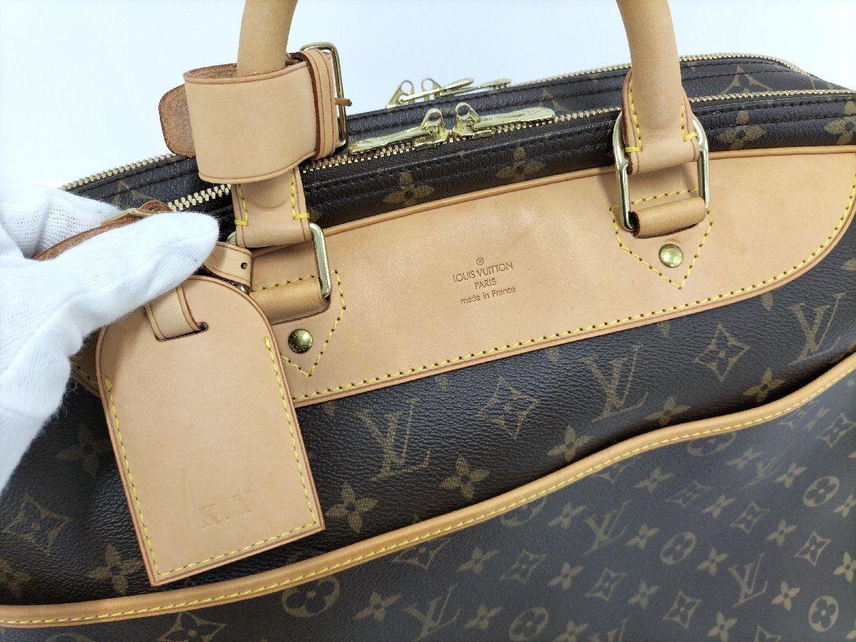 ●ルイヴィトン LOUIS VUITTON アリゼ ボストンバッグ ネームタグにイニシャル入 モノグラム M41399[Jコレ]754 T_画像7