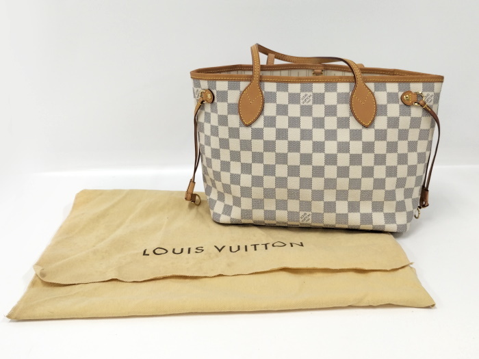 【中古】LOUIS VUITTON ネヴァーフルPM トートバッグ ダミエ アズール N51110_画像10