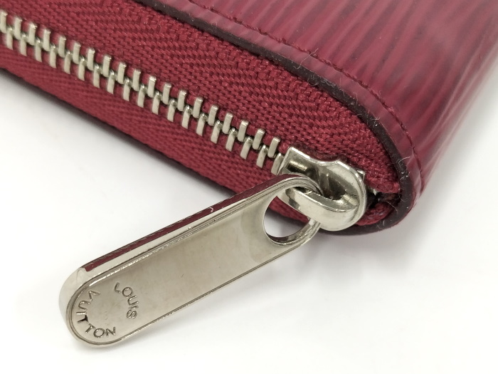 【中古】LOUIS VUITTON ジッピーコインパース コインケース エピ フューシャ M60383_画像4