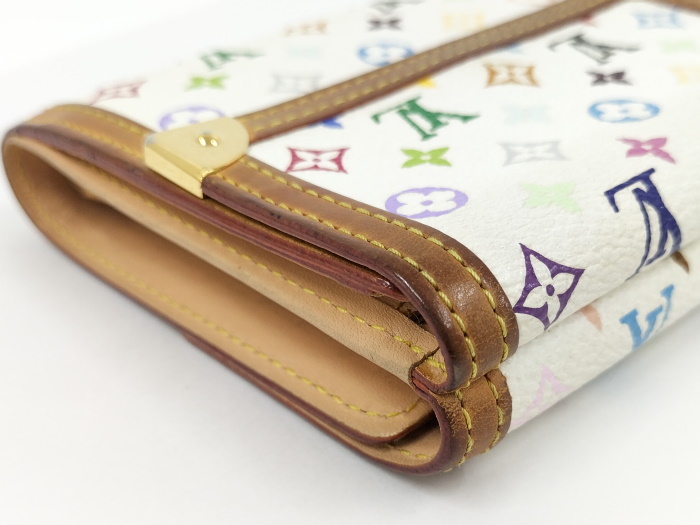 【中古】LOUIS VUITTON ポルト モネ ビエ カルトクレディ モノグラム マルチカラー M92983_画像6