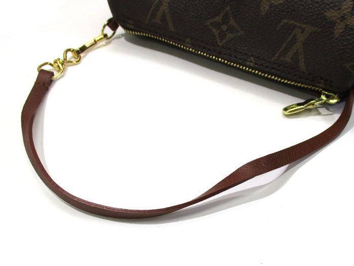 【中古】LOUIS VUITTON パピヨン 30 GM ハンドバッグ モノグラム ポーチ付き M51365_画像8