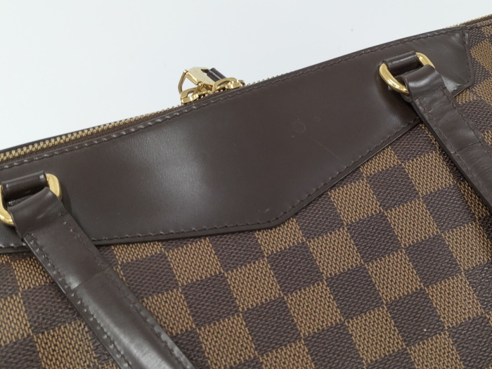 【中古】LOUIS VUITTON ウェストミンスターGM ショルダーバッグ ダミエ エベヌ N41103_画像6