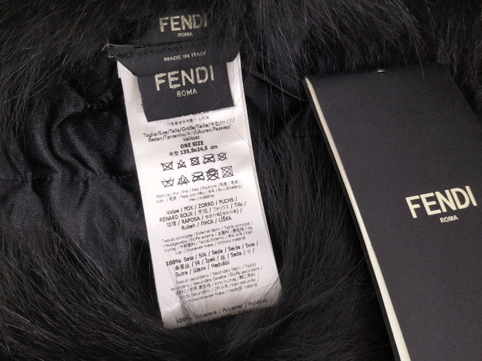 【中古】FENDI ファーストール フォックスファー ツートンカラー FNG535_画像8