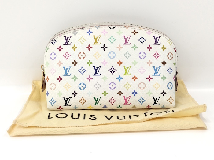 【中古】LOUIS VUITTON ポーチ ポシェットコスメティック モノグラムマルチカラー ブロン M47354_画像10