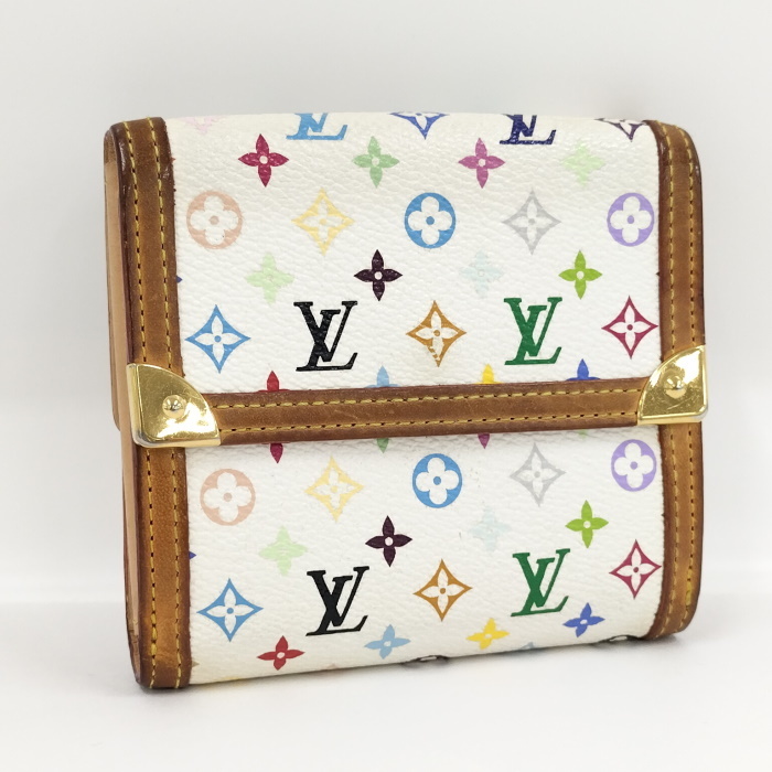 【中古】LOUIS VUITTON ポルト モネ ビエ カルトクレディ モノグラム マルチカラー M92983_画像1