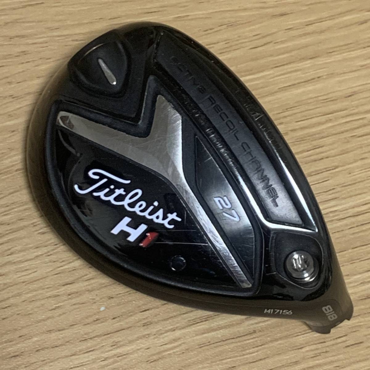 【送料無料 良品 希少】 タイトリスト 818 H1 27° 6U ヘッド カバー Titleist 27度 日本仕様 TSR TSi TS  ユーティリティ ハイブリッド