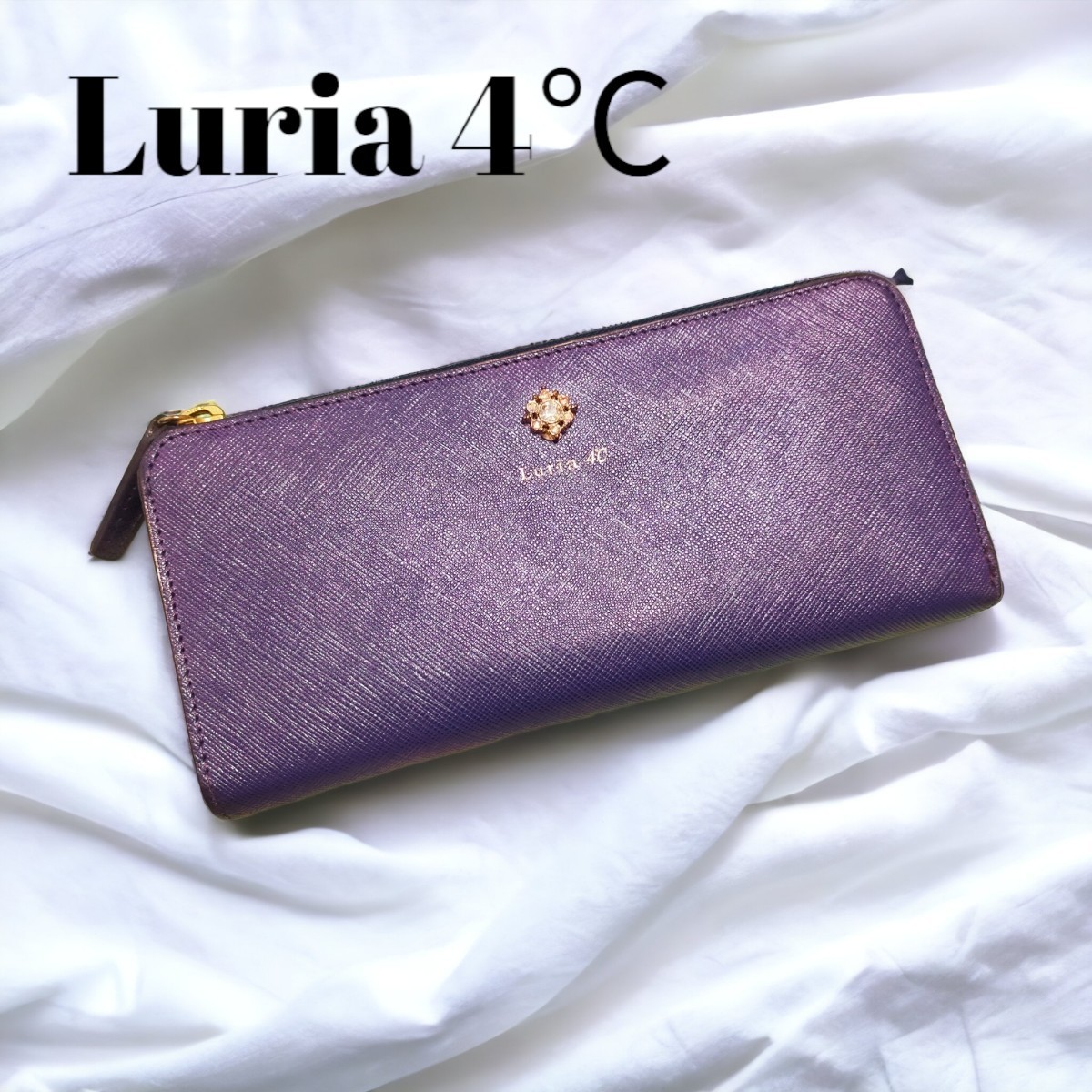 Luria 4℃ 長財布 紺 - 小物