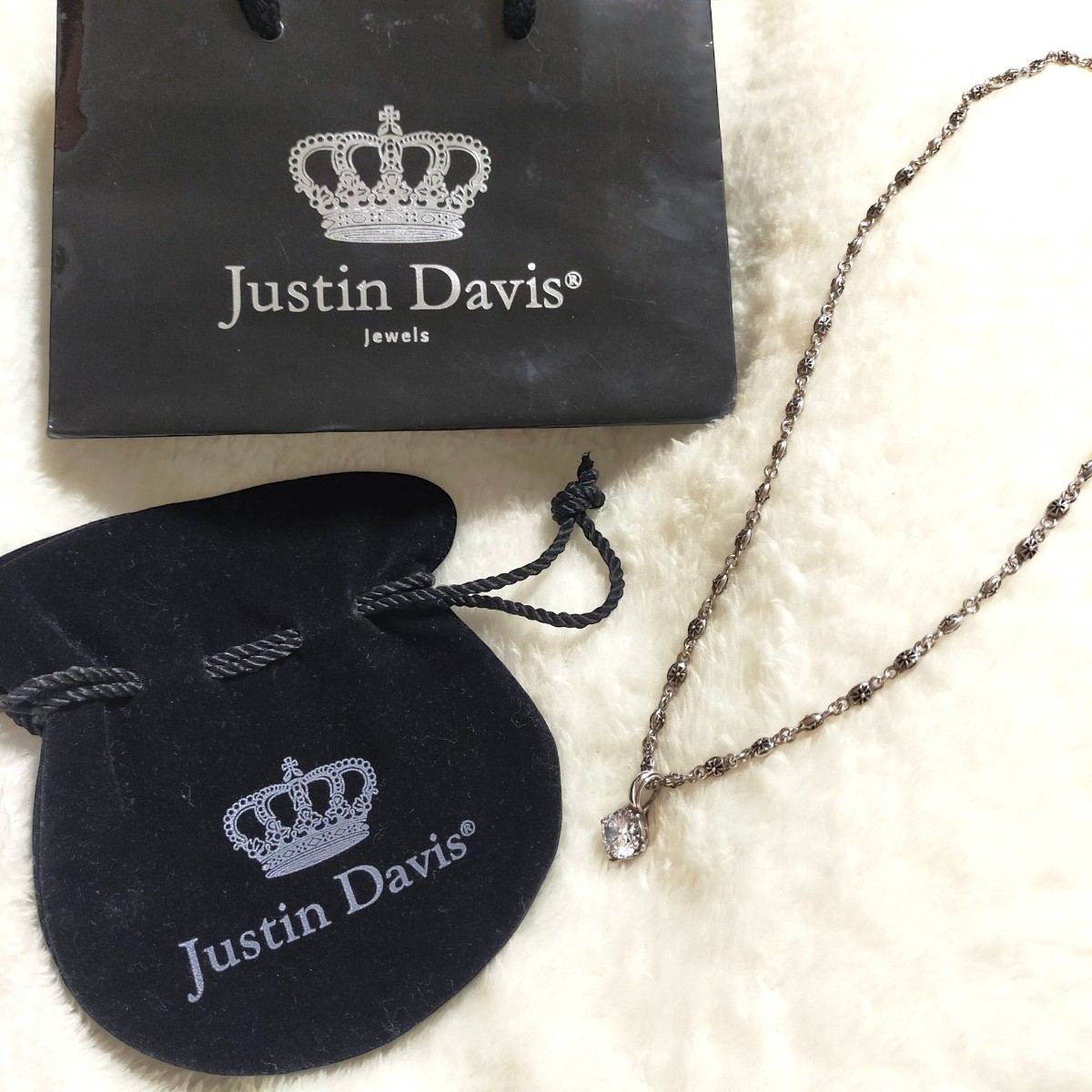 Justin Davis ネックレス タイニークロス シルバー TEAFOR2 ジャスティンデイビス シルバーネックレス シルバー925