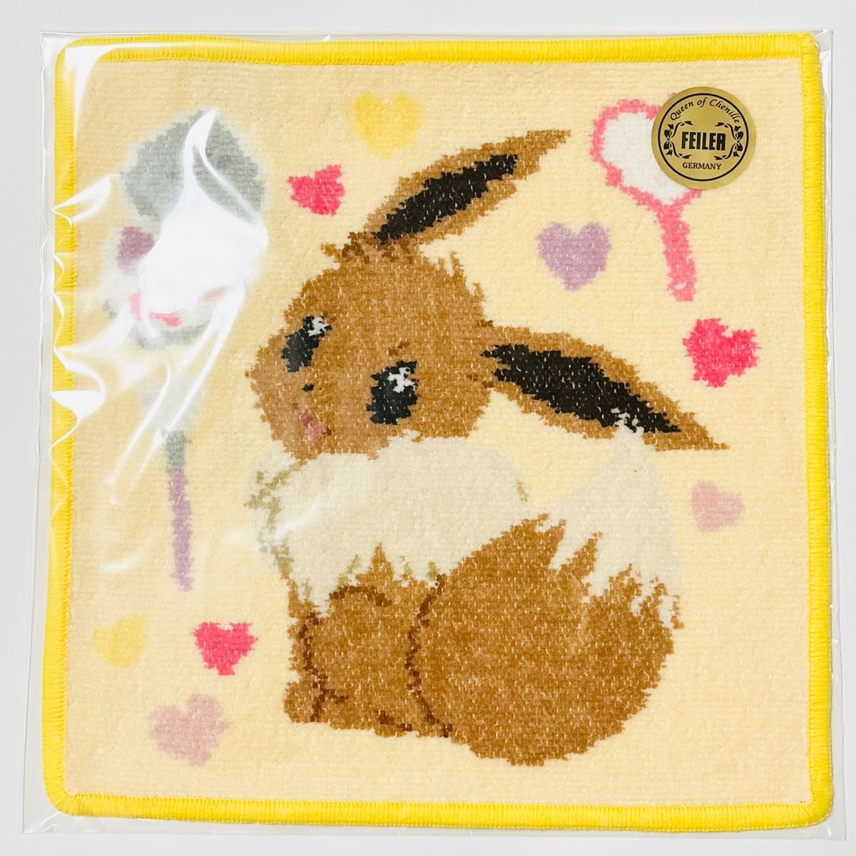 ポケモンラブリーコスメ イーブイ ピカチュウ ハンカチ ポケモンラブリーコスメ イーブイ ピカチュウ ハンカチ