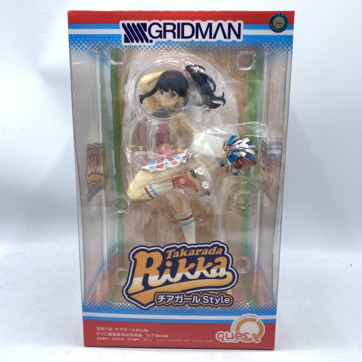 【中古】キューズQ 1/7 宝多六花 チアガールstyle 開封品 SSSS.GRIDMAN[240070110286]_画像1